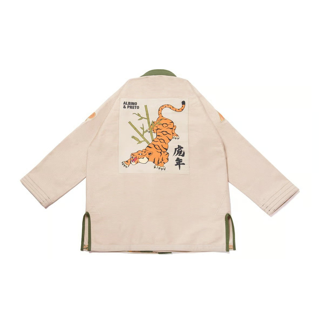 Albino & Preto Batch #110 Year of the Tiger Sand BJJ Gi