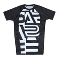 Albino & Preto Batch #19 Distract & Attack Short Sleeve BJJ Rash Guard