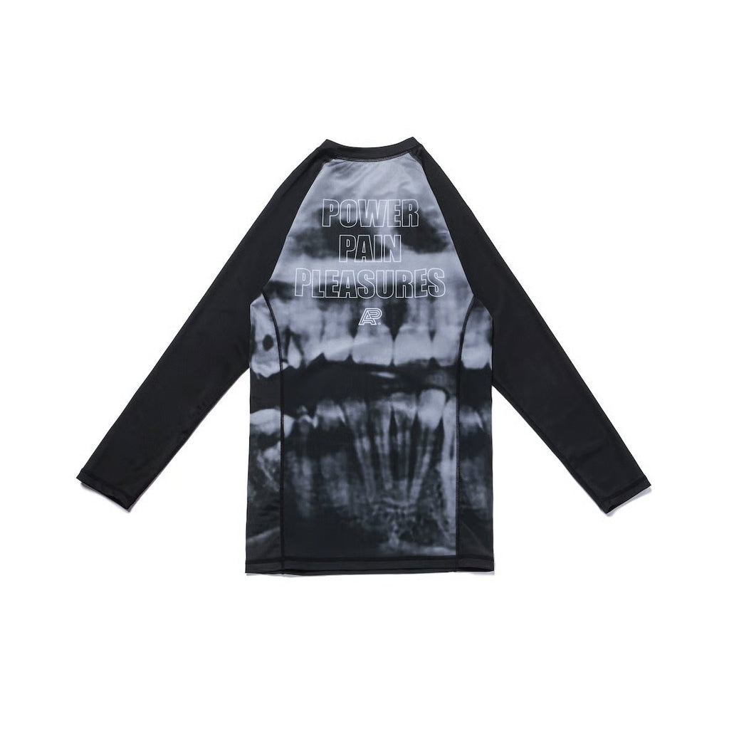 Albino & Preto Batch #80 Pleasures Long Sleeve BJJ Rash Guard