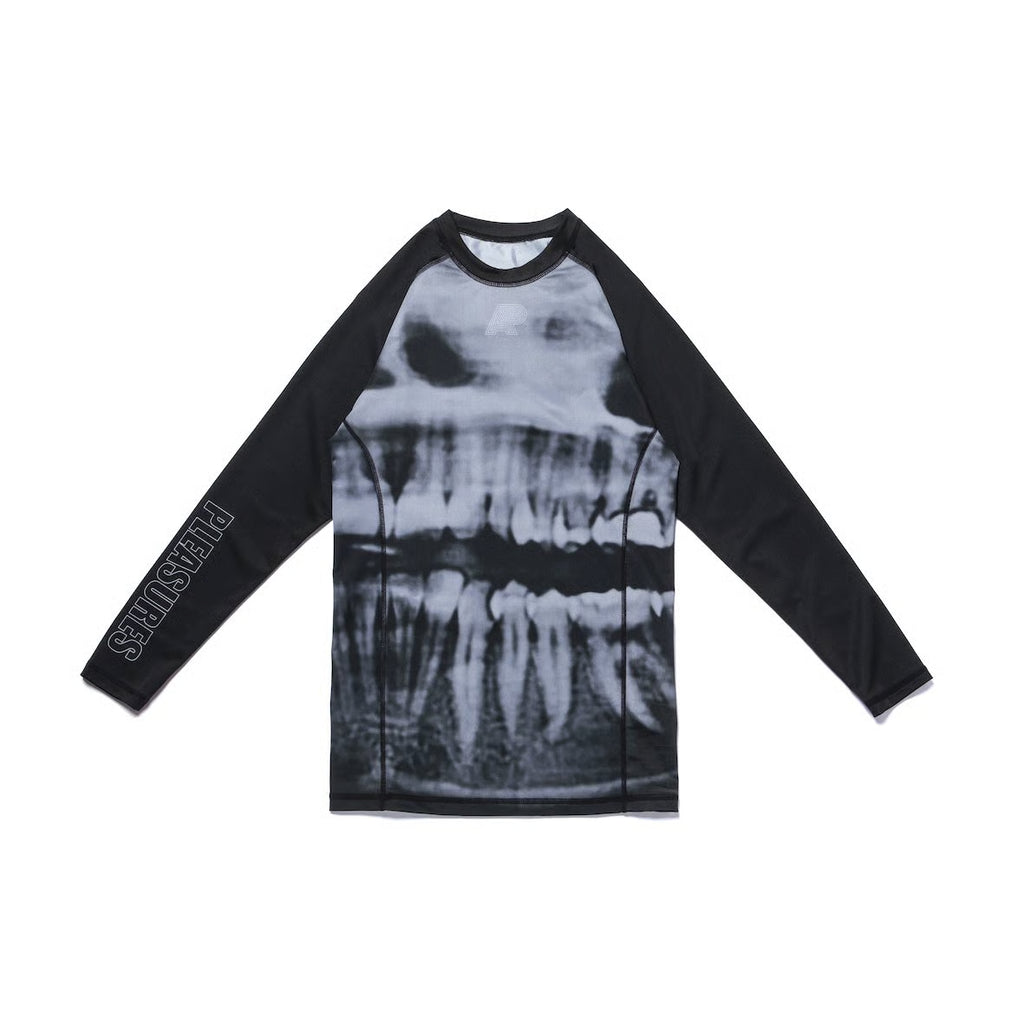 Albino & Preto Batch #80 Pleasures Long Sleeve BJJ Rash Guard