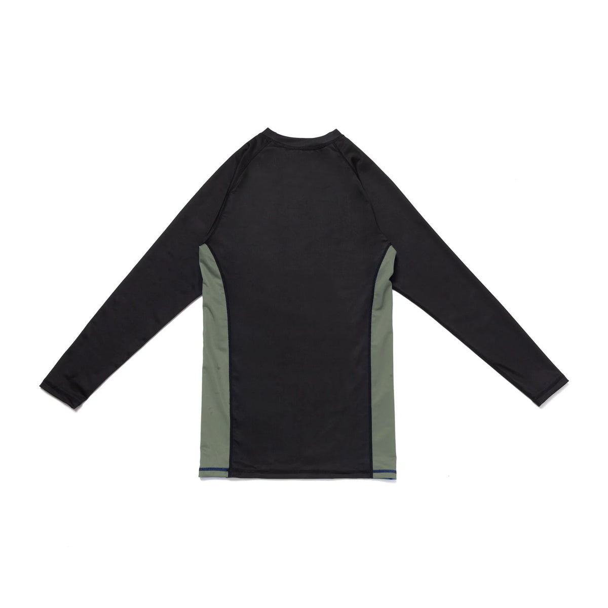 Albino & Preto Batch #87 Monochromatic Herringbone Classic Olive Long Sleeve BJJ Rash Guard