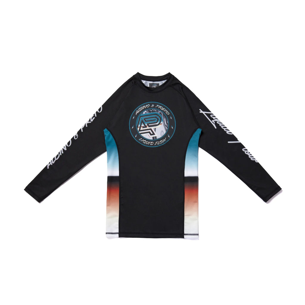 Albino & Preto Batch #89 Liquid Flow Long Sleeve BJJ Rash Guard