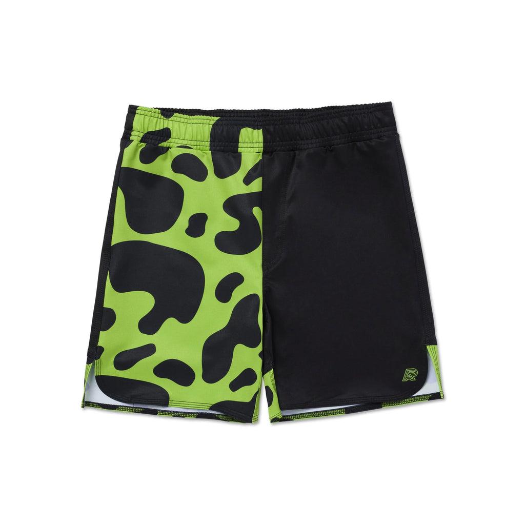 Albino & Preto Dart Camo No-Gi Shorts