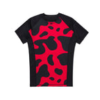 Albino & Preto Dart Camo Short Sleeve BJJ Rash Guard