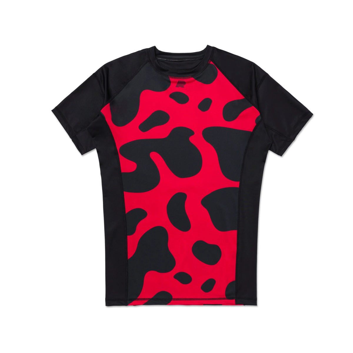 Albino & Preto Dart Camo Short Sleeve BJJ Rash Guard