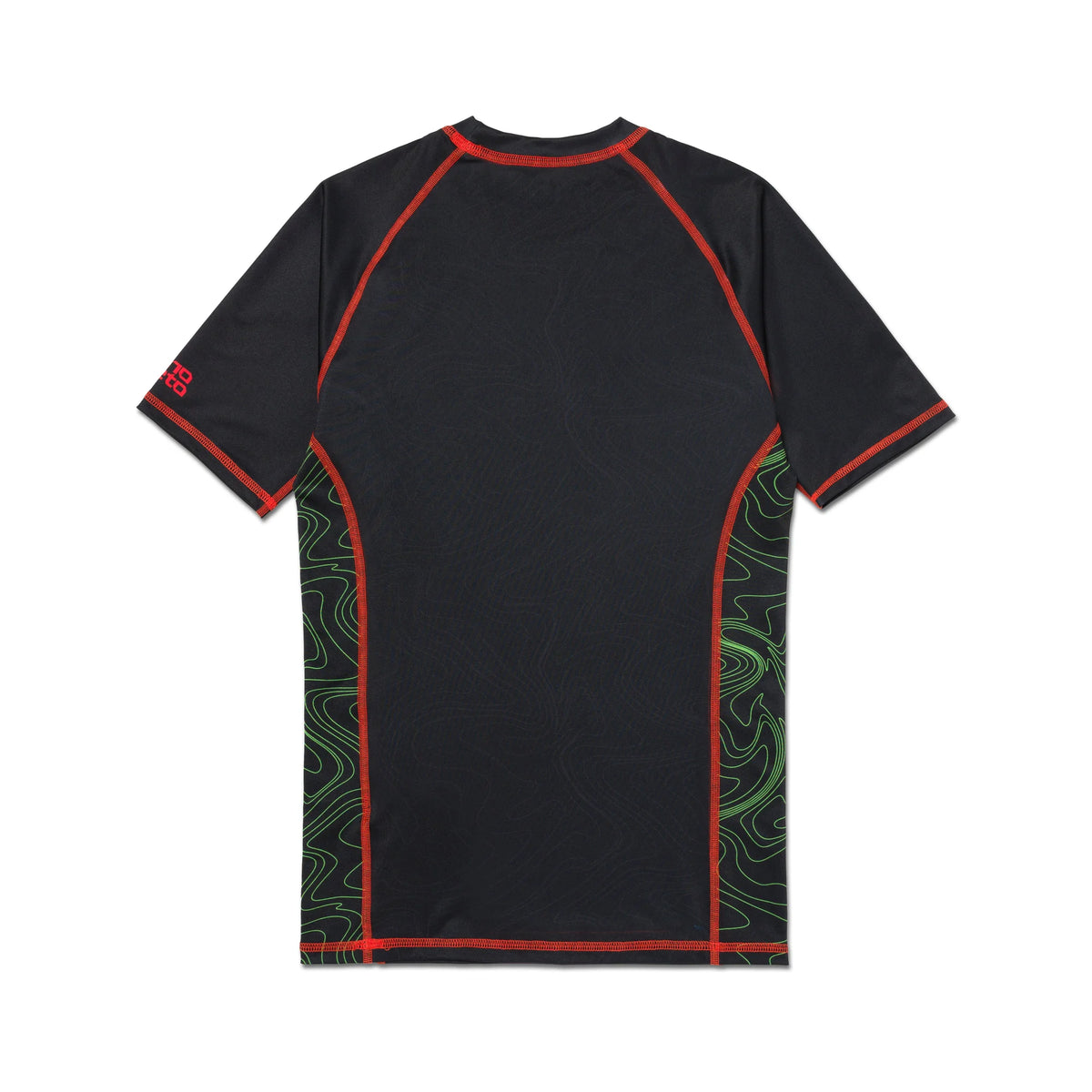 Albino & Preto Elektronic Short Sleeve BJJ Rash Guard