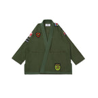 Albino & Preto Fundamental Olive BJJ Gi