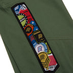 Albino & Preto Fundamental Olive BJJ Gi
