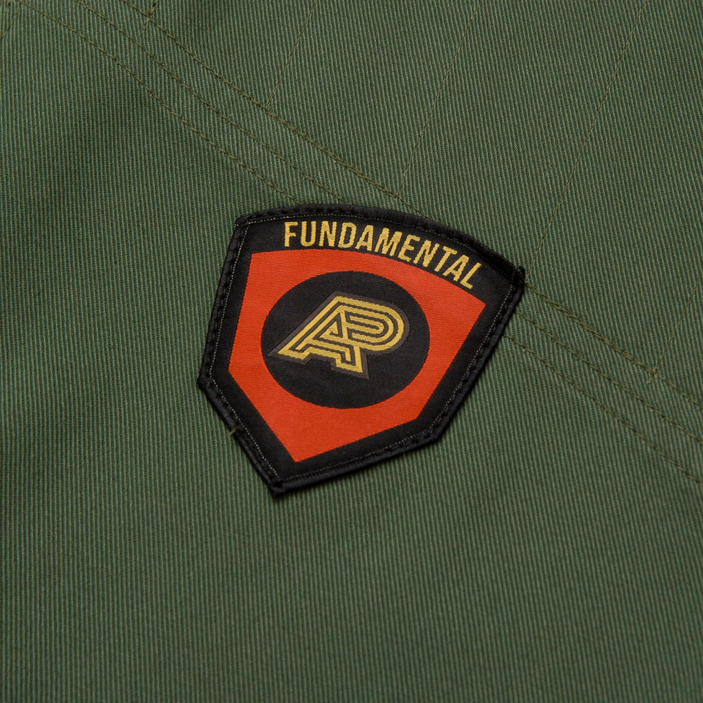 Albino & Preto Fundamental Olive BJJ Gi