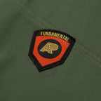 Albino & Preto Fundamental Olive BJJ Gi