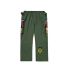 Albino & Preto Fundamental Olive BJJ Gi