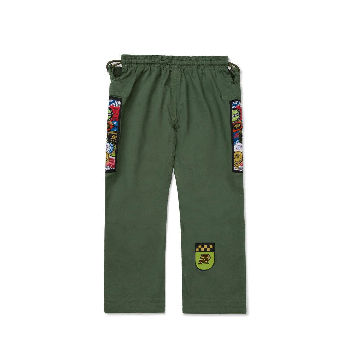 Albino & Preto Fundamental Olive BJJ Gi