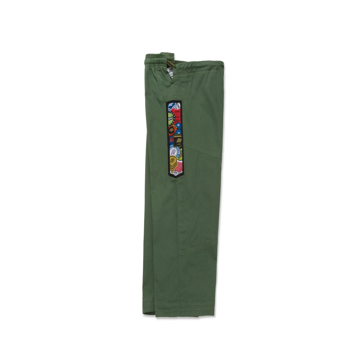 Albino & Preto Fundamental Olive BJJ Gi