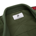 Albino & Preto Fundamental Olive BJJ Gi