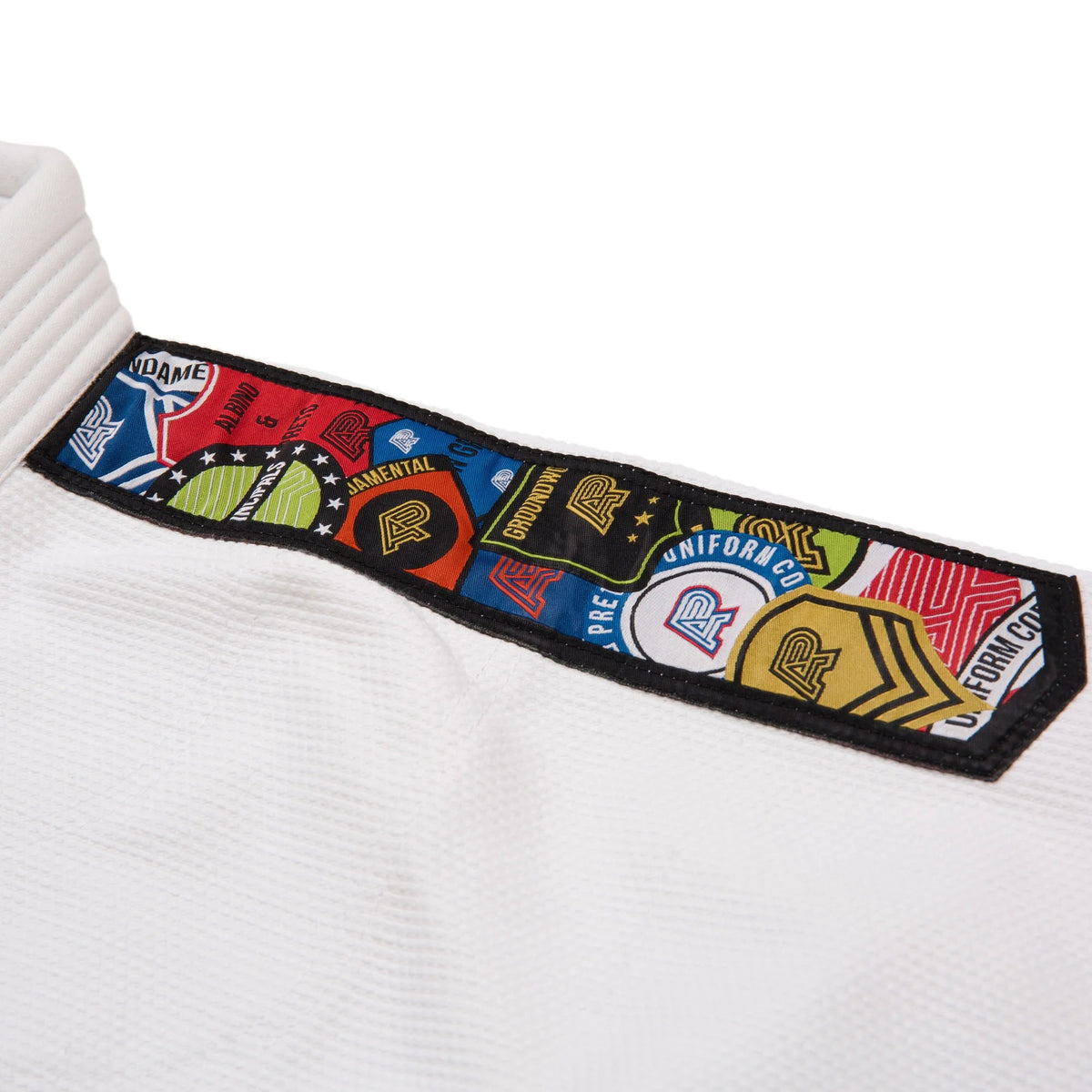 Albino & Preto Fundamental White BJJ Gi
