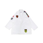 Albino & Preto Fundamental White BJJ Gi