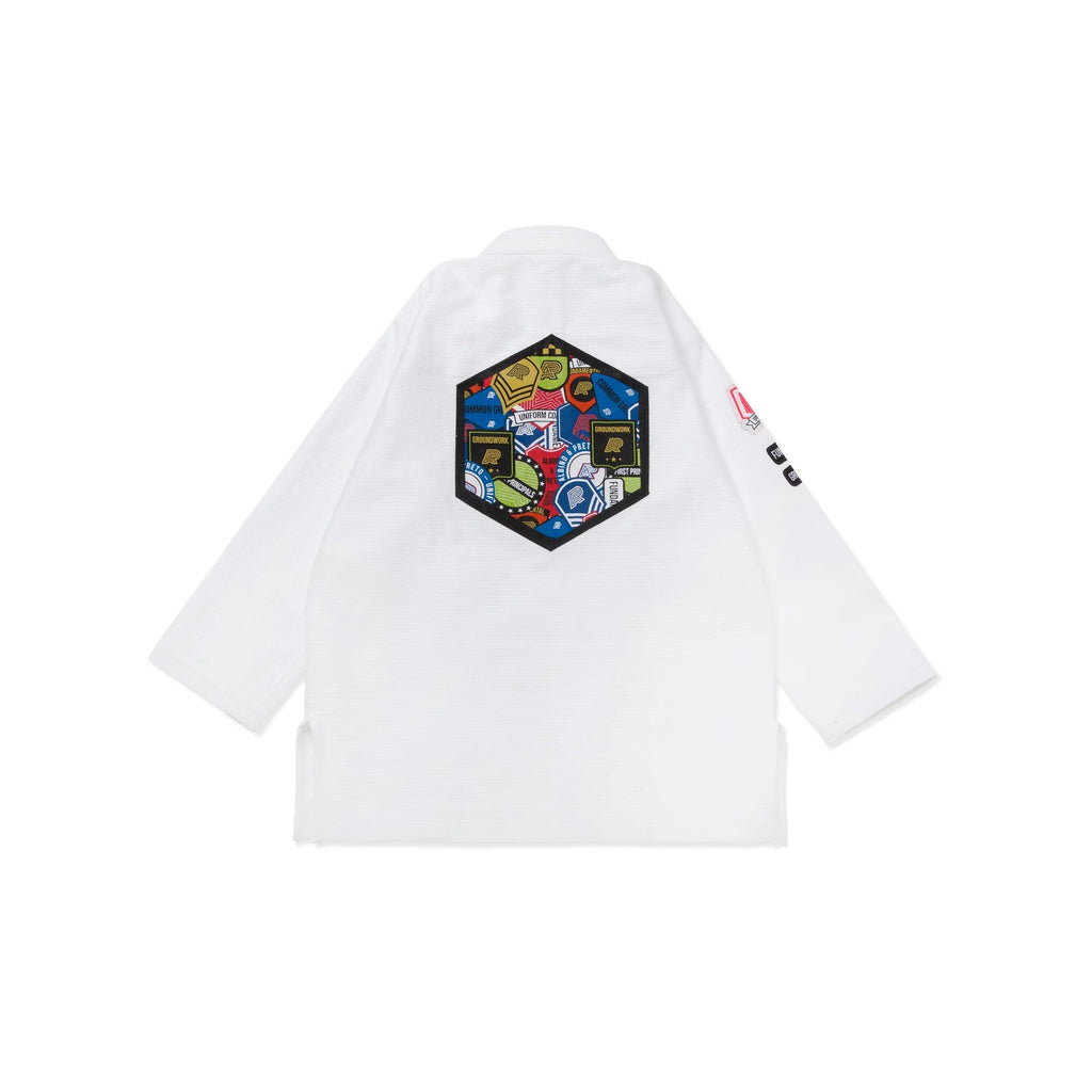 Albino & Preto Fundamental White BJJ Gi