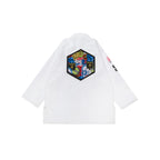 Albino & Preto Fundamental White BJJ Gi