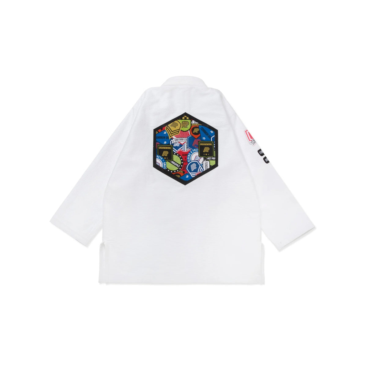 Albino & Preto Fundamental White BJJ Gi
