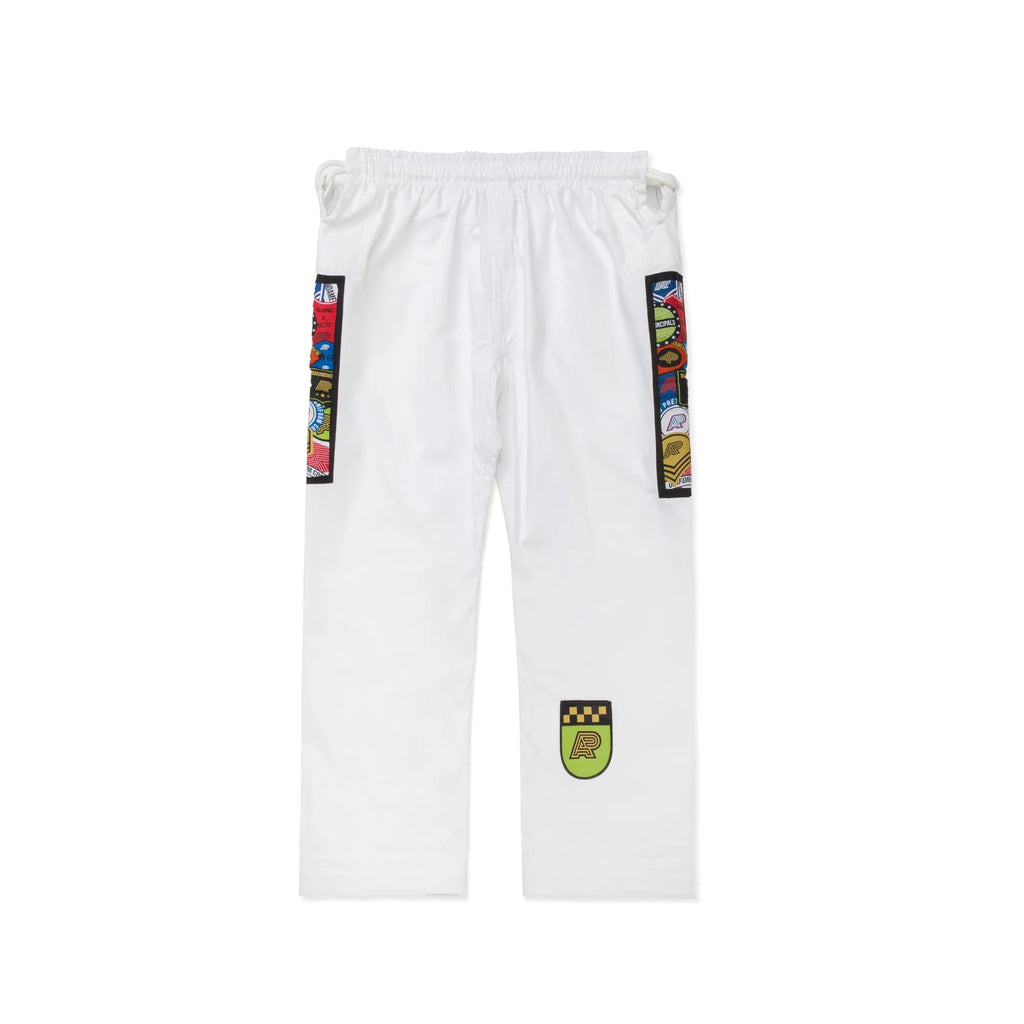 Albino & Preto Fundamental White BJJ Gi