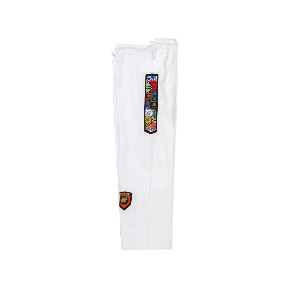 Albino & Preto Fundamental White BJJ Gi