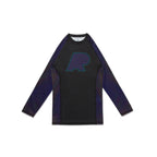 Albino & Preto Metamorphosis Long Sleeve BJJ Rash Guard