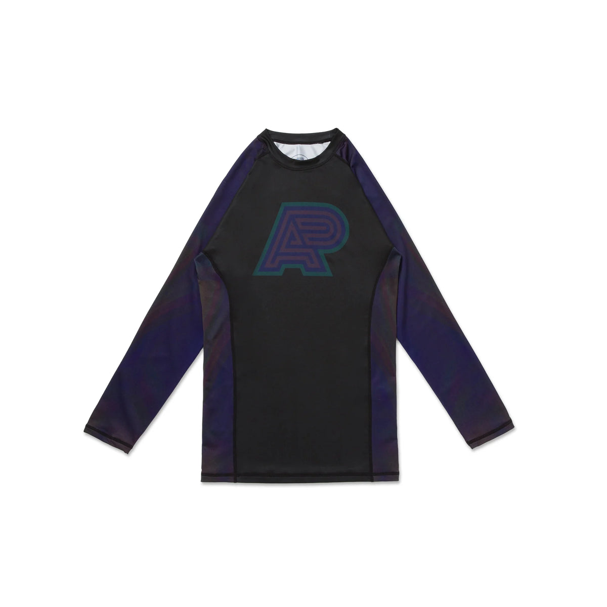 Albino & Preto Metamorphosis Long Sleeve BJJ Rash Guard