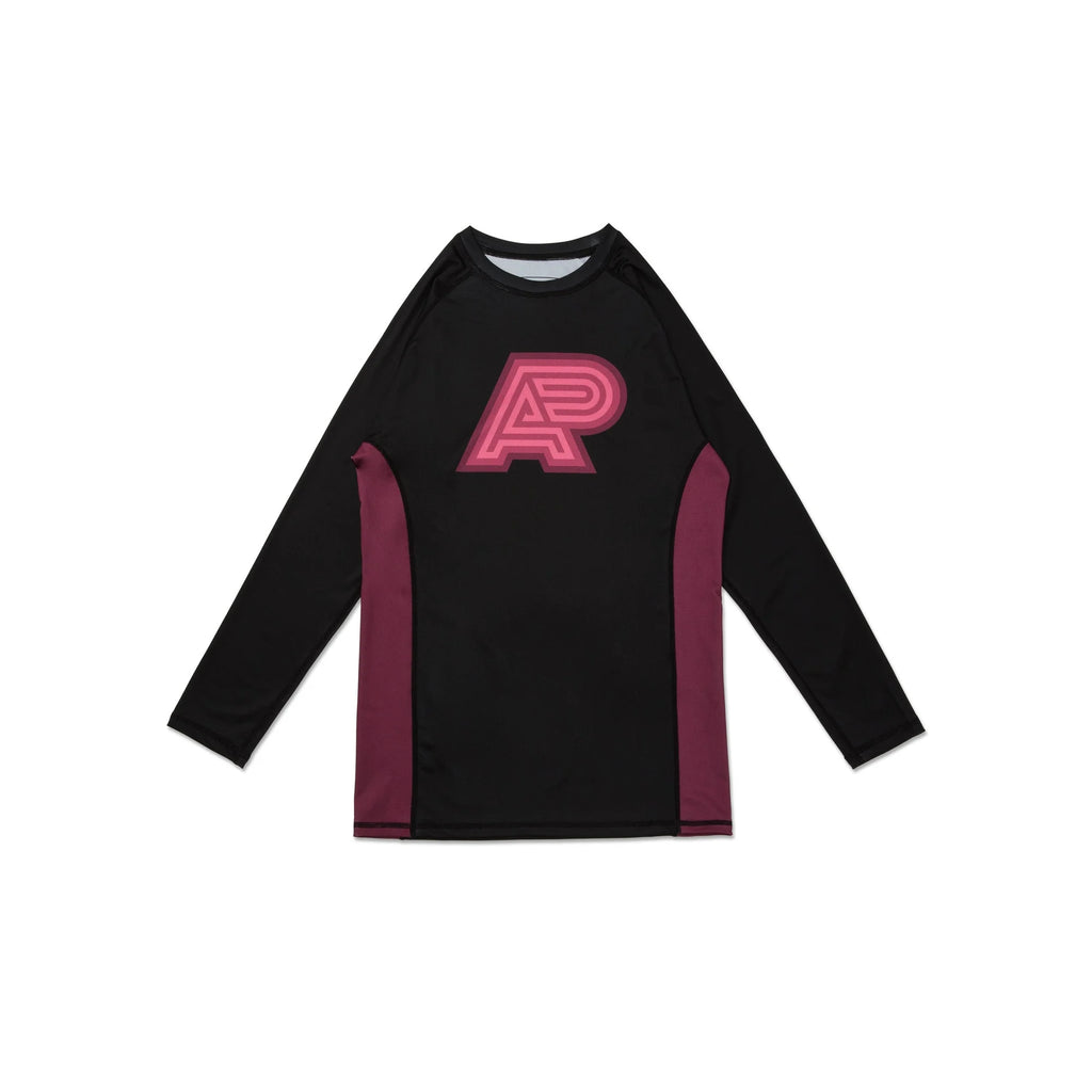 Albino & Preto Nopal Herringbone Classic Long Sleeve BJJ Rash Guard