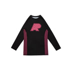 Albino & Preto Nopal Herringbone Classic Long Sleeve BJJ Rash Guard