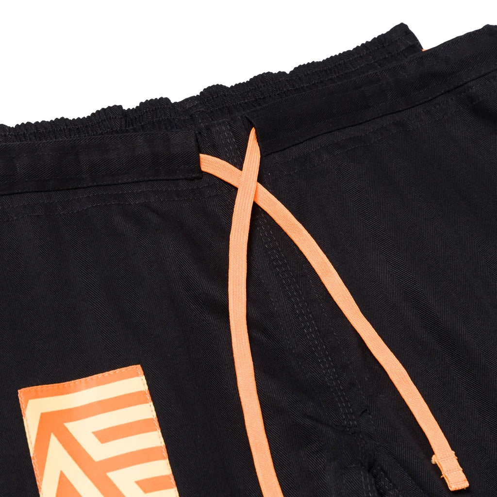Albino & Preto OBY Herringbone Classic Black BJJ Gi