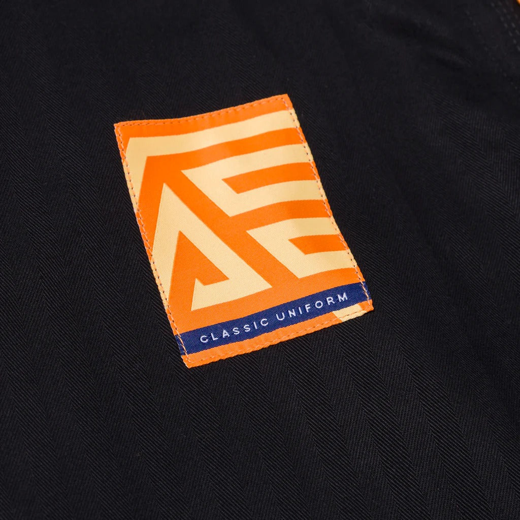 Albino & Preto OBY Herringbone Classic Black BJJ Gi