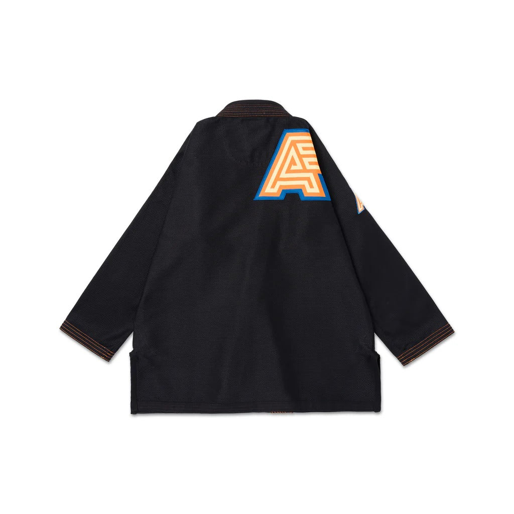 Albino & Preto OBY Herringbone Classic Black BJJ Gi