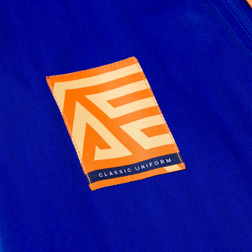 Albino & Preto OBY Herringbone Classic Blue BJJ Gi