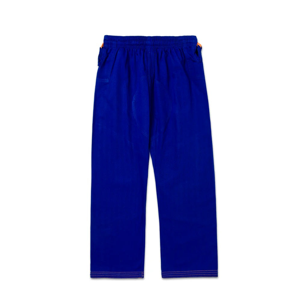 Albino & Preto OBY Herringbone Classic Blue BJJ Gi