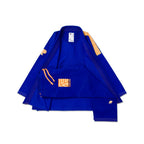 Albino & Preto OBY Herringbone Classic Blue BJJ Gi