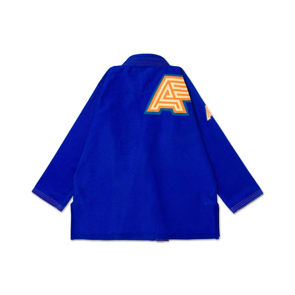 Albino & Preto OBY Herringbone Classic Blue BJJ Gi
