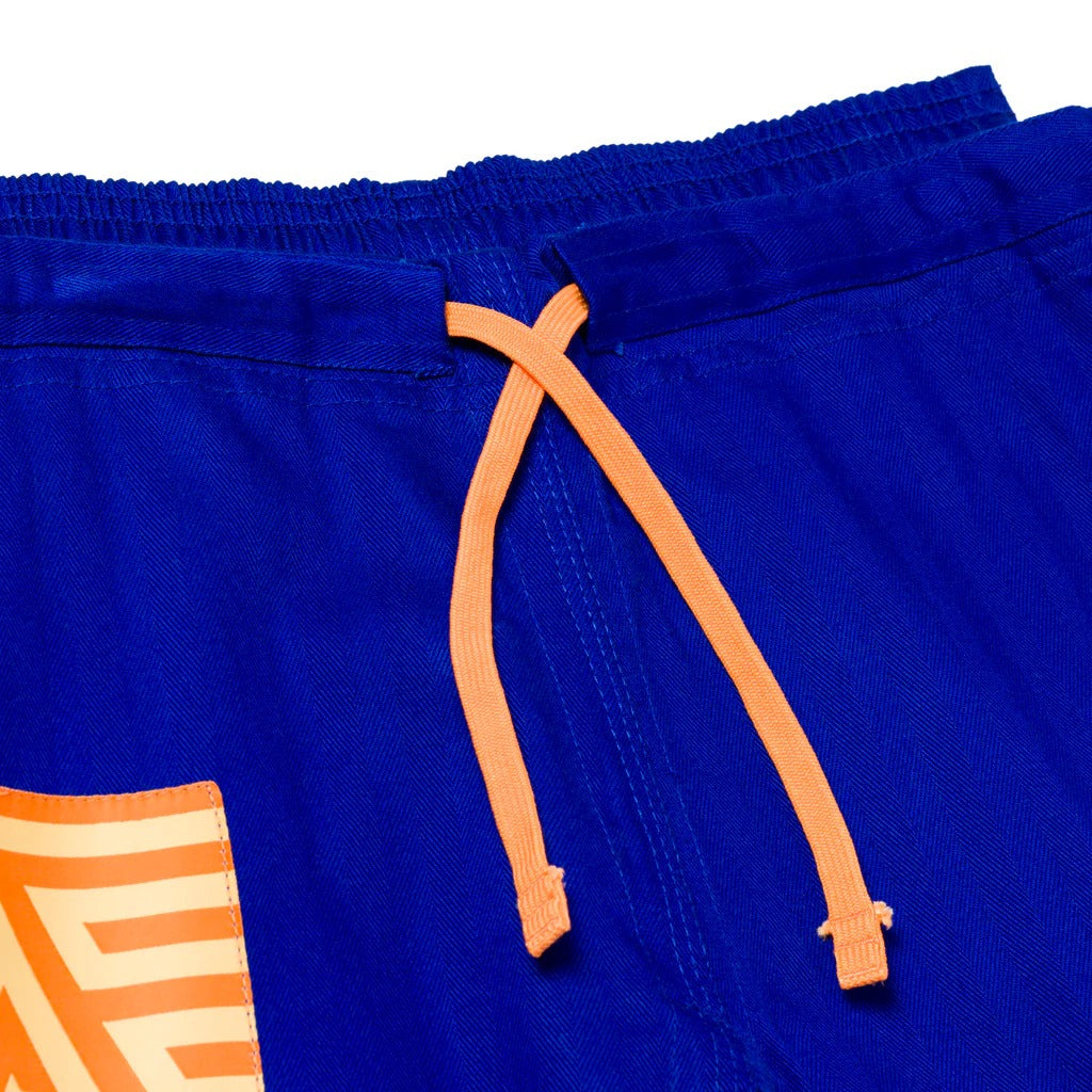 Albino & Preto OBY Herringbone Classic Blue BJJ Gi