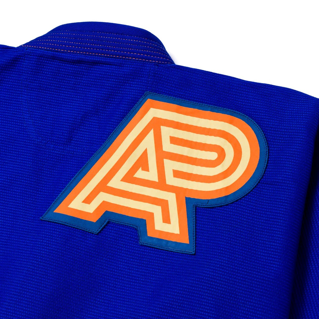 Albino & Preto OBY Herringbone Classic Blue BJJ Gi