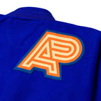 Albino & Preto OBY Herringbone Classic Blue BJJ Gi