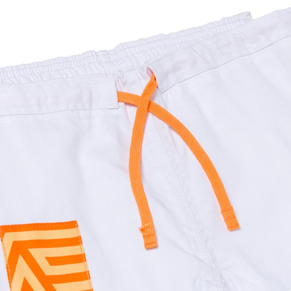 Albino & Preto OBY Herringbone Classic White BJJ Gi