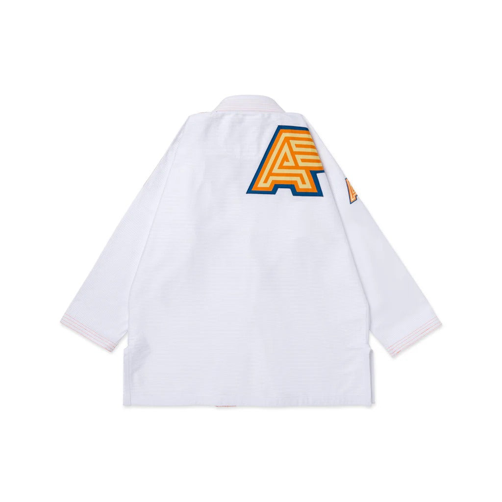 Albino & Preto OBY Herringbone Classic White BJJ Gi