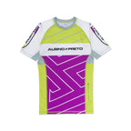 Albino & Preto PGL Comp Short Sleeve BJJ Rash Guard