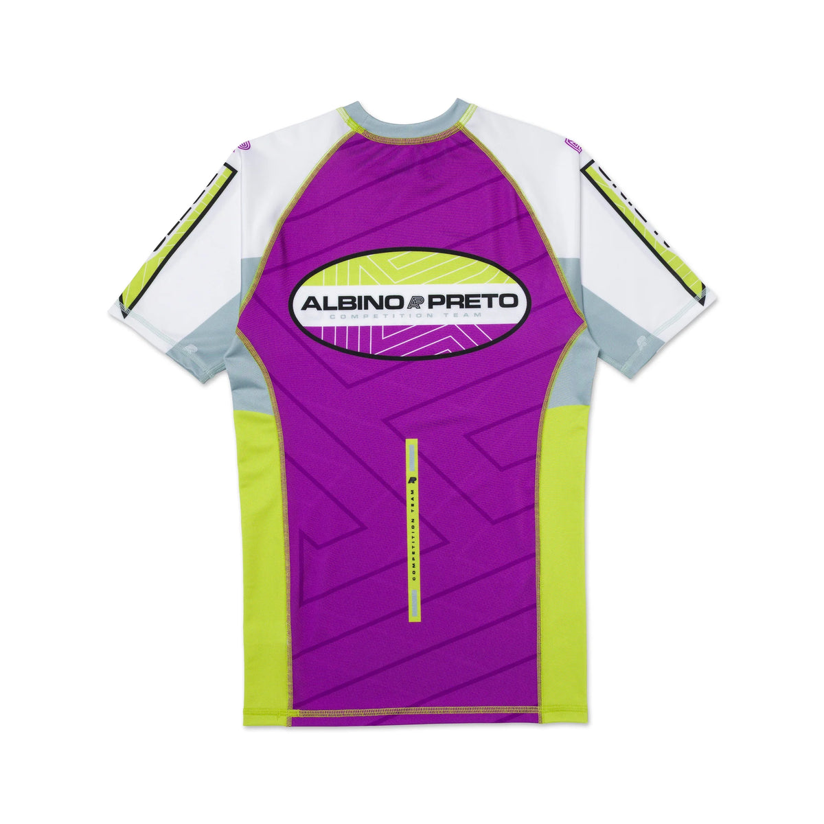 Albino & Preto PGL Comp Short Sleeve BJJ Rash Guard