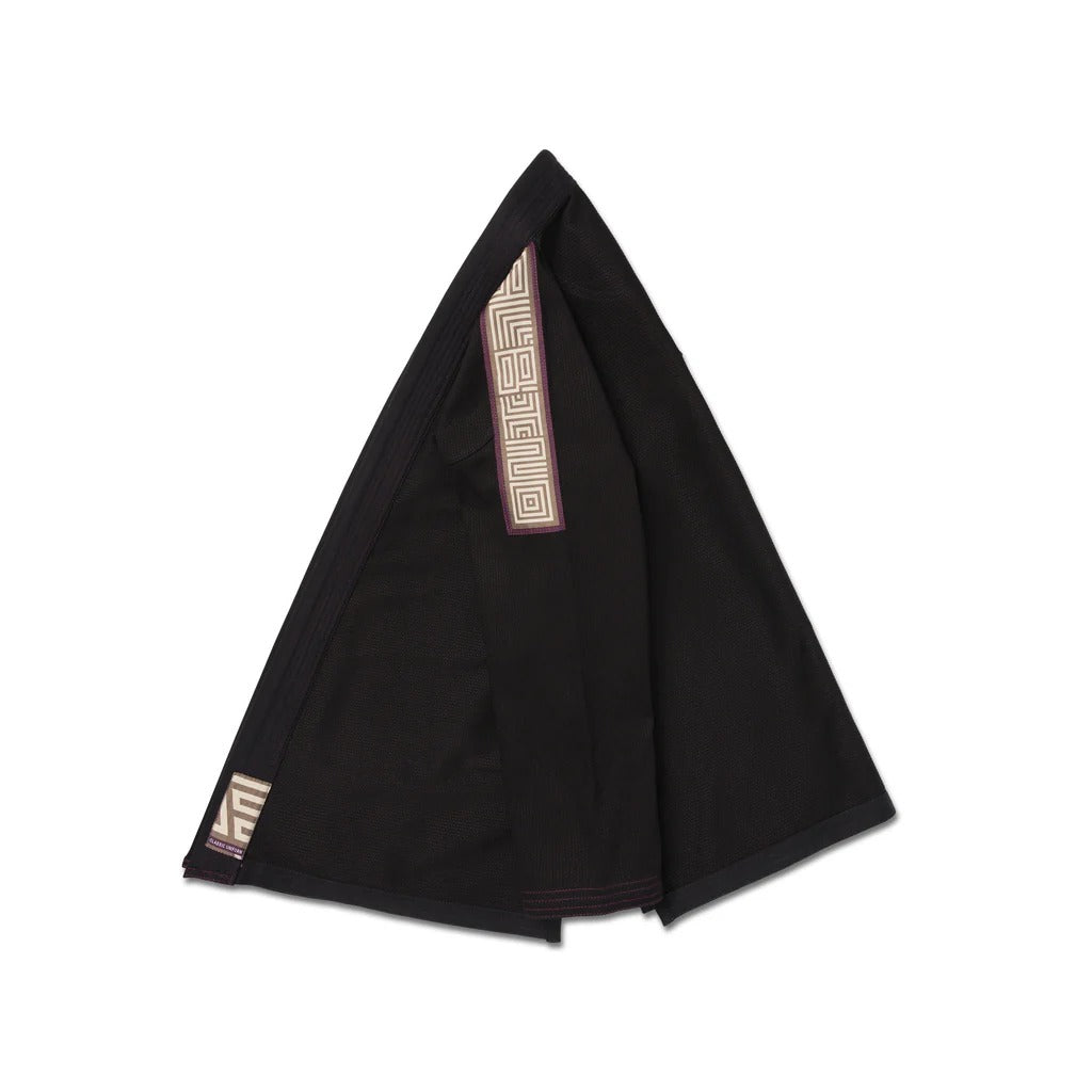 Albino & Preto POC Herringbone Classic Black BJJ Gi