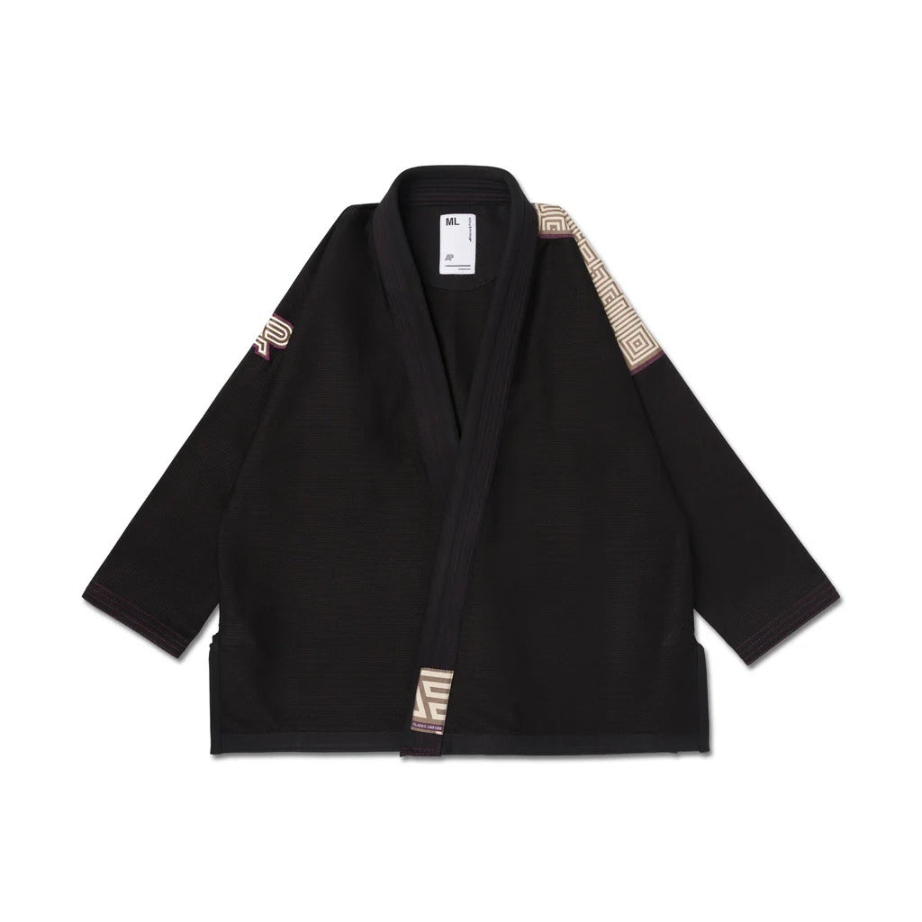 Albino & Preto POC Herringbone Classic Black BJJ Gi
