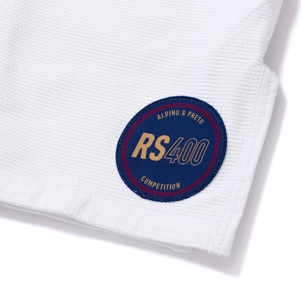 Albino & Preto RS400 Comp KNM White BJJ Gi