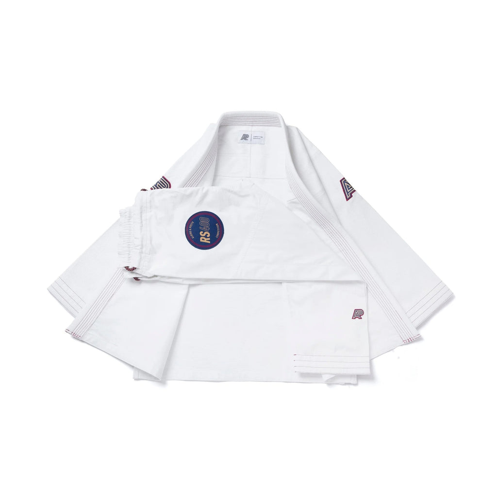 Albino & Preto RS400 Comp KNM White BJJ Gi