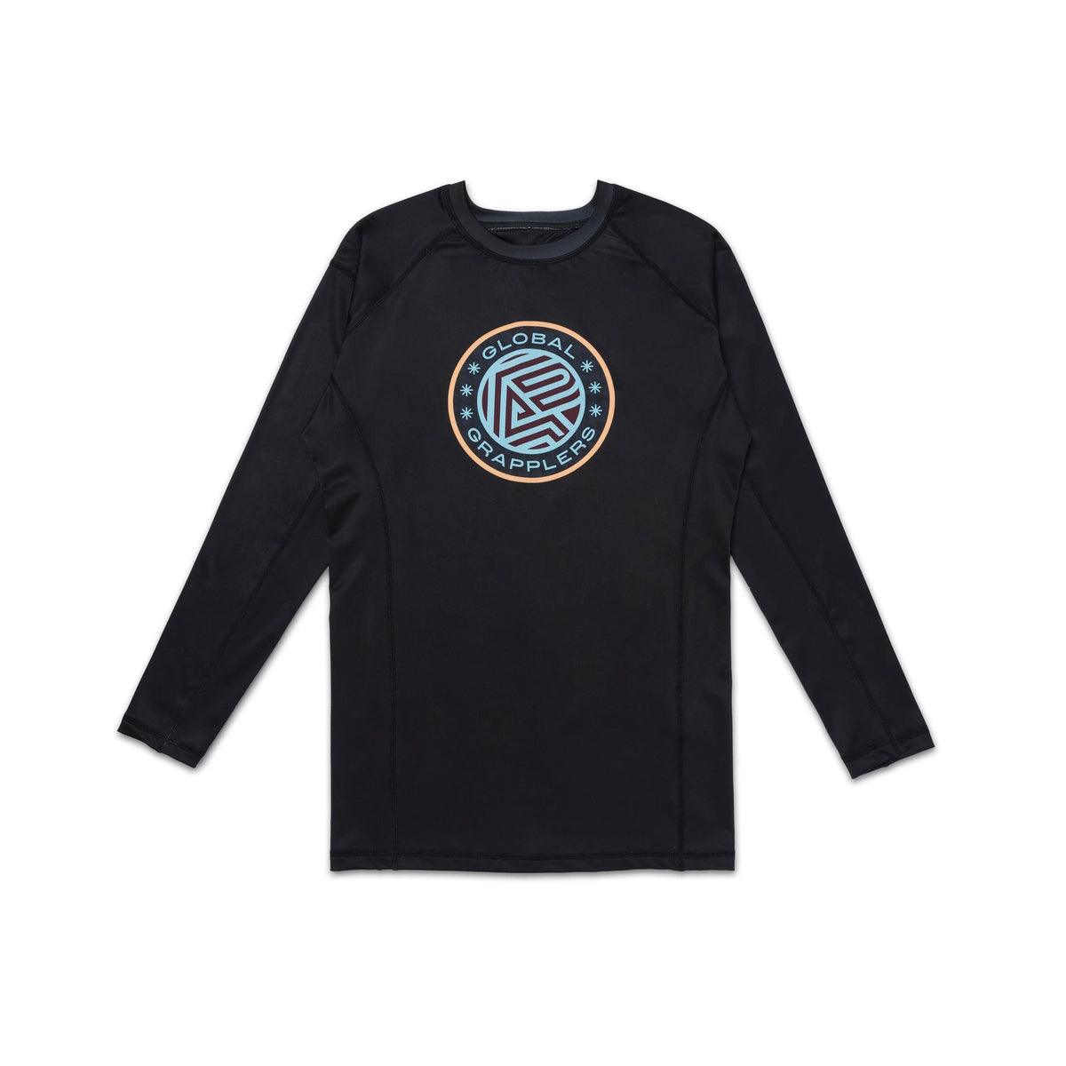 Albino & Preto RS Comp BBBP Long Sleeve BJJ Rash Guard