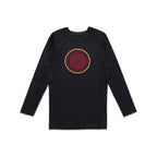 Albino & Preto RS Comp BRO Long Sleeve BJJ Rash Guard