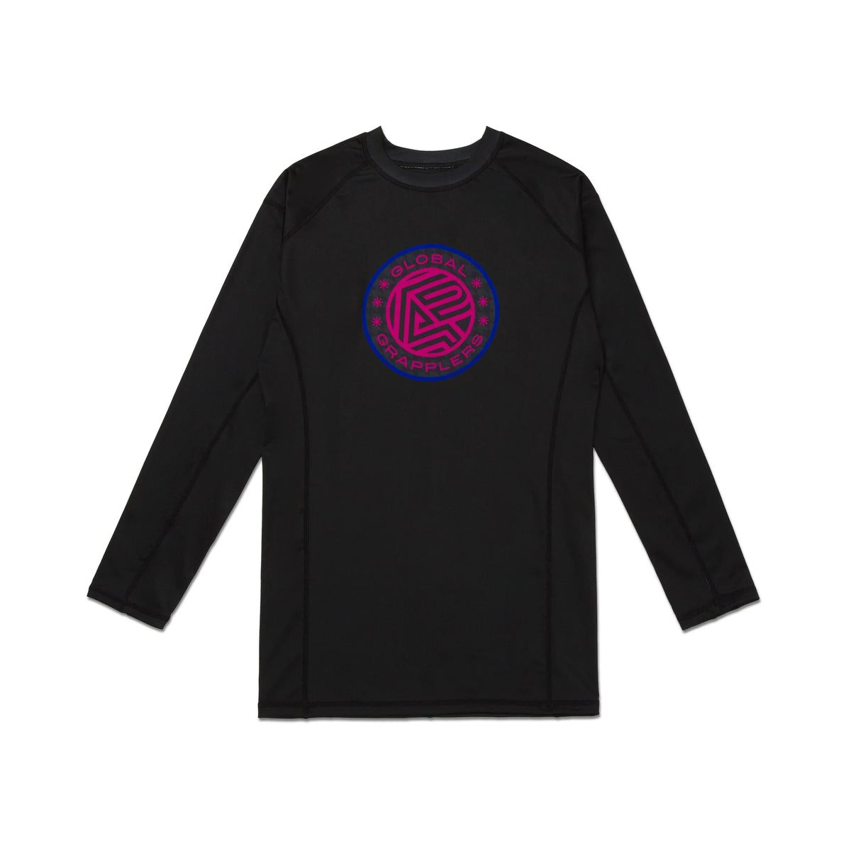 Albino & Preto RS Comp HPRB Long Sleeve BJJ Rash Guard